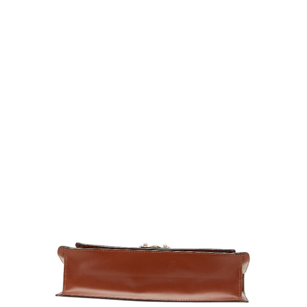 ルイ ヴィトン モノグラム モンソー28 ハンドバッグ ショルダーバッグ 2WAY M51185 ブラウン PVC レザー レディース LOUIS VUITTON 【中古】