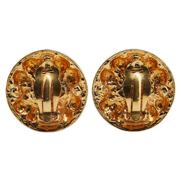 シャネル カラーストーン イヤリング ゴールド マルチカラー メッキ レディース CHANEL 【中古】