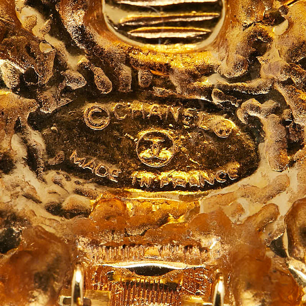 シャネル カラーストーン イヤリング ゴールド マルチカラー メッキ レディース CHANEL 【中古】