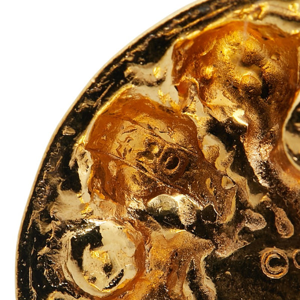 シャネル カラーストーン イヤリング ゴールド マルチカラー メッキ レディース CHANEL 【中古】