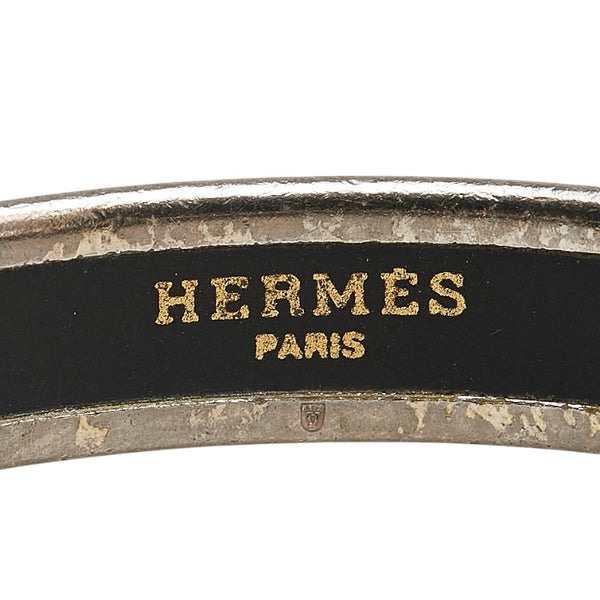 エルメス エマイユPM 七宝焼き ブレスレット シルバー マルチカラー メタル レディース HERMES 【中古】