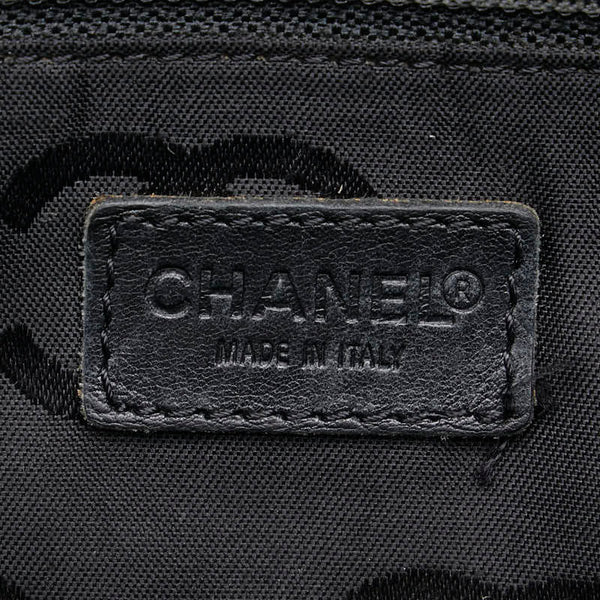 シャネル ワイルドステッチ ハンドバッグ ブラック レザー レディース CHANEL 【中古】