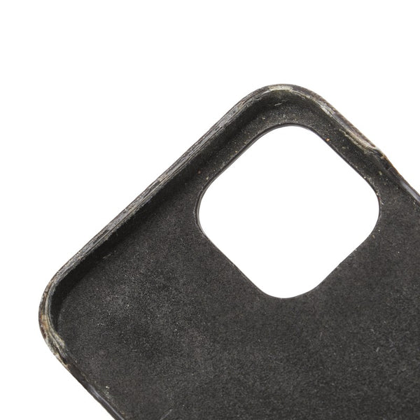 ルイ ヴィトン モノグラム バンパー ドーフィーヌ iPhoneケース iPhone12/12Pro用 M69782 ブラウン PVC レザー レディース LOUIS VUITTON 【中古】