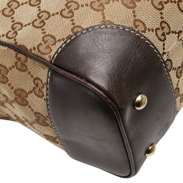 グッチ GGキャンバス シェリーライン メイフェア トートバッグ ハンドーバッグ 257061 ベージュ キャンバス レザー レディース GUCCI 【中古】