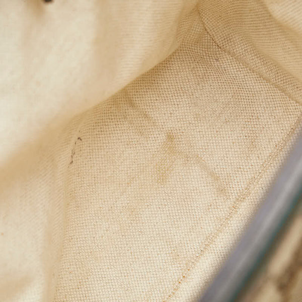 グッチ GGキャンバス シェリーライン メイフェア トートバッグ ハンドーバッグ 257061 ベージュ キャンバス レザー レディース GUCCI 【中古】