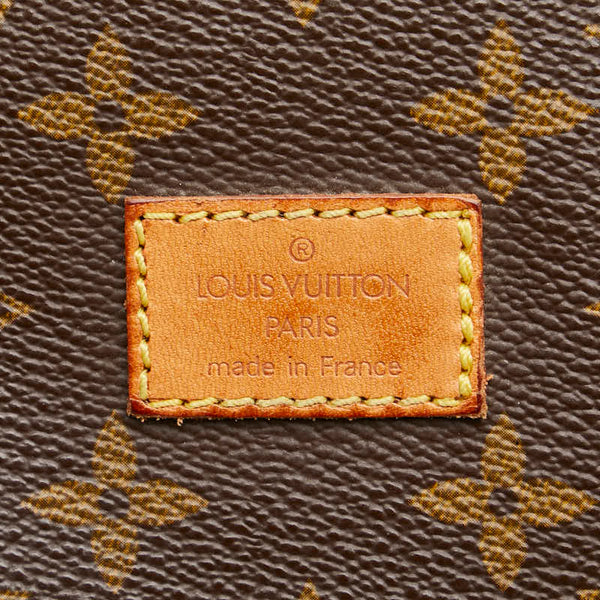 ルイ ヴィトン モノグラム ソミュール30 斜めがけ ショルダーバッグ M42256 ブラウン PVC レザー レディース LOUIS VUITTON 【中古】