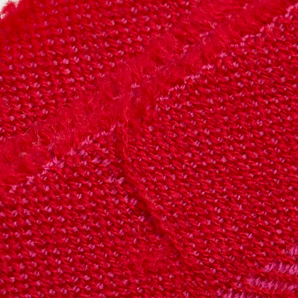 グッチ GG柄 マフラー レッド ピンク レディース GUCCI 【中古】