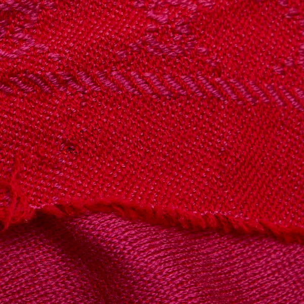 グッチ GG柄 マフラー レッド ピンク レディース GUCCI 【中古】