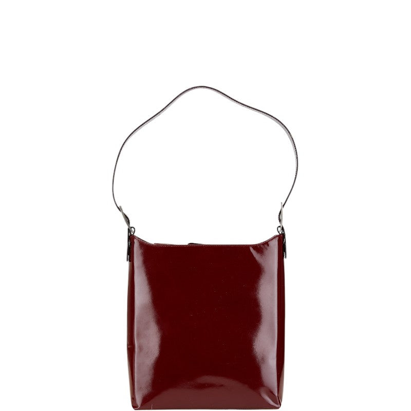 サルヴァトーレフェラガモ トートバッグ ワインレッド ボルドー レザー レディース Salvatore Ferragamo 【中古】