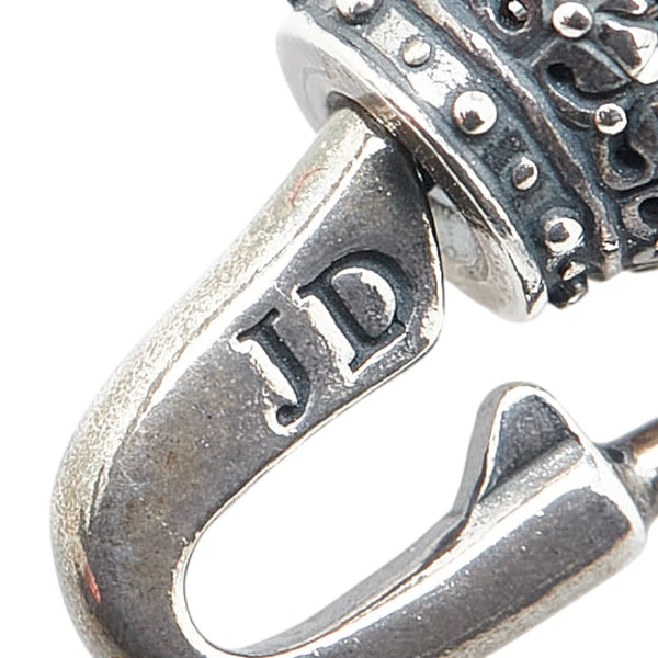 ジャスティンデイビス THRASH Earring スラッシュ クラウン 安全ピン 片耳 ピアス シルバー SV925 シルバー レディース Justin Davis 【中古】
