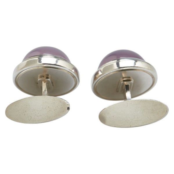 ジョージジェンセン 44F カラーストーン カフス シルバー パープル SV925 シルバー レディース Georg Jensen 【中古】
