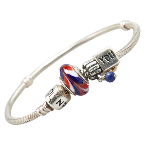 パンドラ ブレスレット シルバー SV925 シルバー レディース PANDORA 【中古】