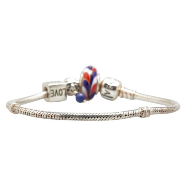 パンドラ ブレスレット シルバー SV925 シルバー レディース PANDORA 【中古】