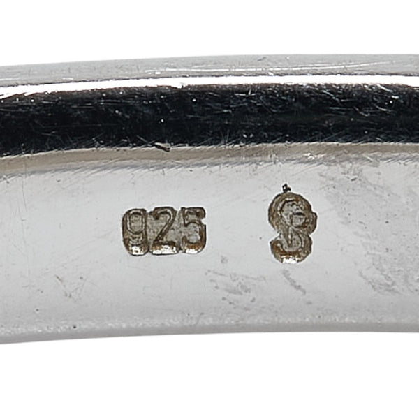 シャルオール CHARRIOL ロゴ バングル シルバー SV925 シルバー レディース 【中古】