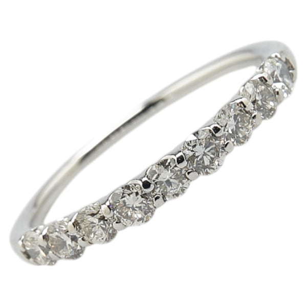 Pt900 プラチナ ダイヤ0.54ct ハーフエタニティ リング 指輪 レディース 13号 【中古】