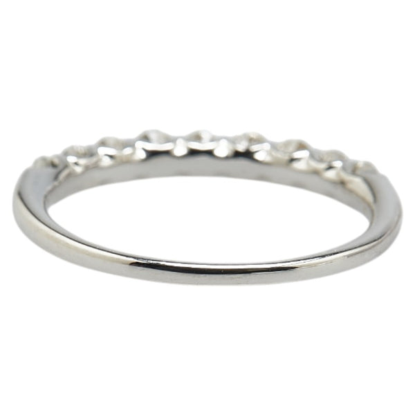 Pt900 プラチナ ダイヤ0.54ct ハーフエタニティ リング 指輪 レディース 13号 【中古】