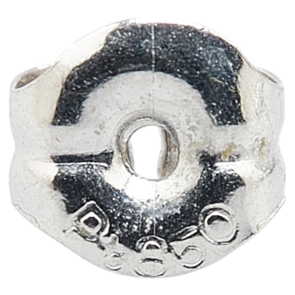 Pt850 プラチナ アコヤパール8mm スタッド ピアス レディース 【中古】
