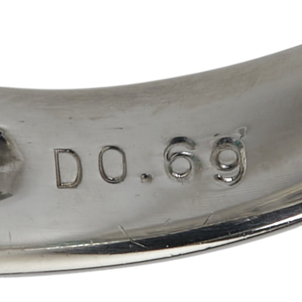 Pt900 プラチナ エメラルド2.75ct ダイヤ0.69ct リング 指輪 レディース 12号 【中古】