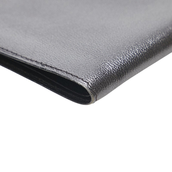 エルメス 札入れ ブラック レザー メンズ HERMES 【中古】