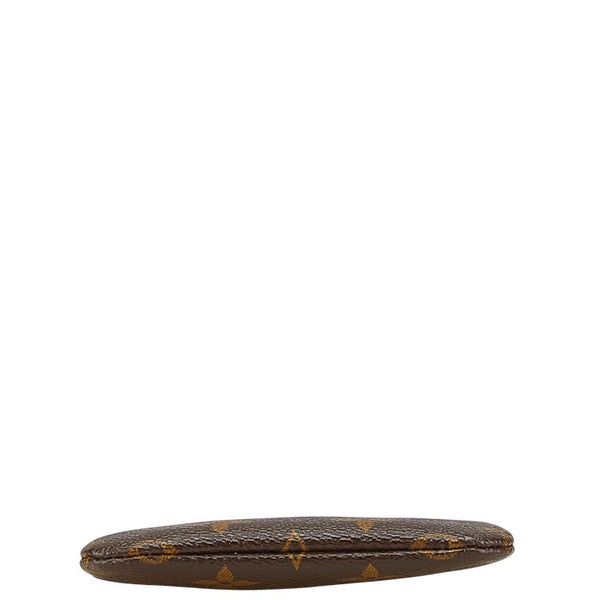 ルイ ヴィトン モノグラム ポシェット クレ コインケース キーケース 小銭入れ M62650 ブラウン PVC レザー レディース LOUIS VUITTON 【中古】