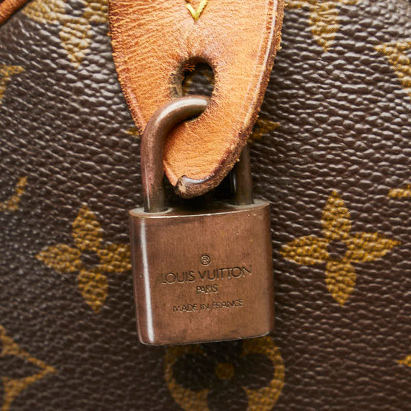 ルイ ヴィトン モノグラム スピーディ30 ハンドバッグ ボストンバッグ M41526 ブラウン PVC レザー レディース LOUIS VUITTON 【中古】