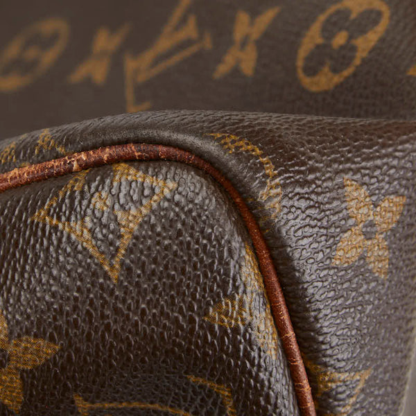 ルイ ヴィトン モノグラム スピーディ30 ハンドバッグ ボストンバッグ M41526 ブラウン PVC レザー レディース LOUIS VUITTON 【中古】