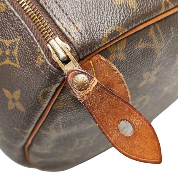 ルイ ヴィトン モノグラム スピーディ30 ハンドバッグ ボストンバッグ M41526 ブラウン PVC レザー レディース LOUIS VUITTON 【中古】