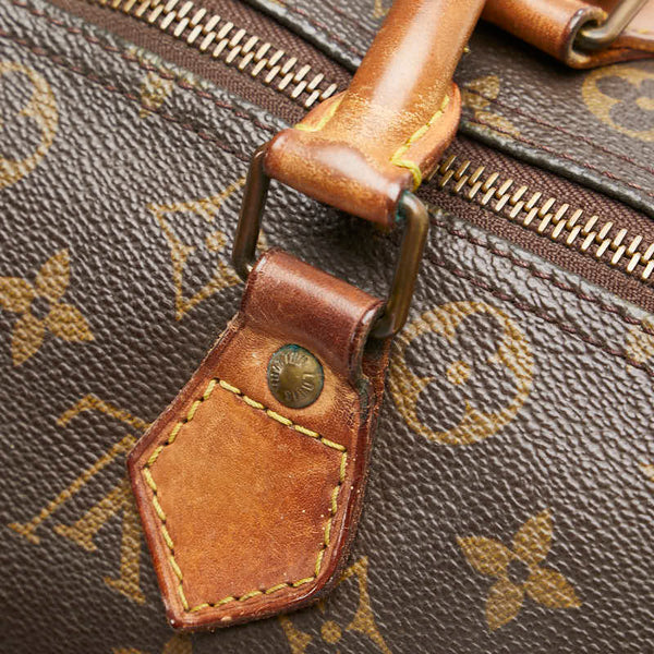 ルイ ヴィトン モノグラム スピーディ30 ハンドバッグ ボストンバッグ M41526 ブラウン PVC レザー レディース LOUIS VUITTON 【中古】