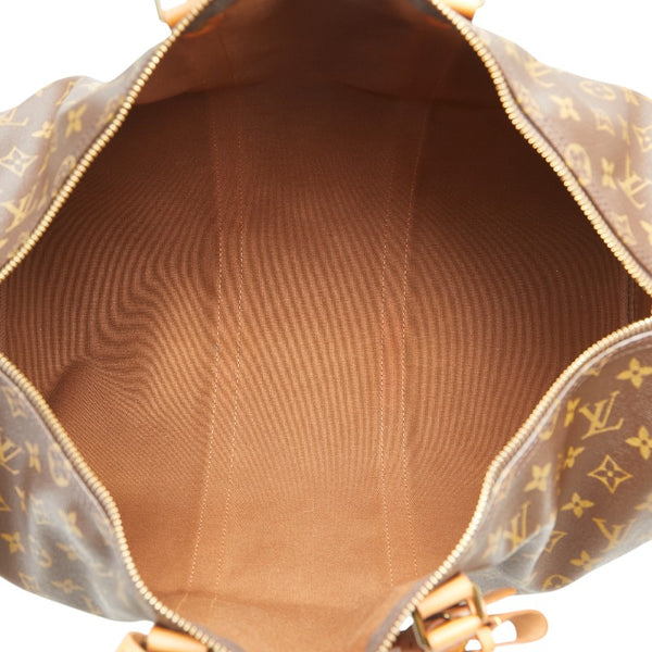 ルイ ヴィトン モノグラム キーポル50 ボストンバッグ ショルダーバッグ M41426 ブラウン PVC レザー レディース LOUIS VUITTON 【中古】