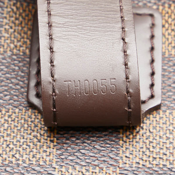 ルイ ヴィトン ダミエ ブロードウェイ ハンドバッグ ショルダーバッグ 2WAY N42270 ブラウン PVC レザー メンズ LOUIS VUITTON 【中古】