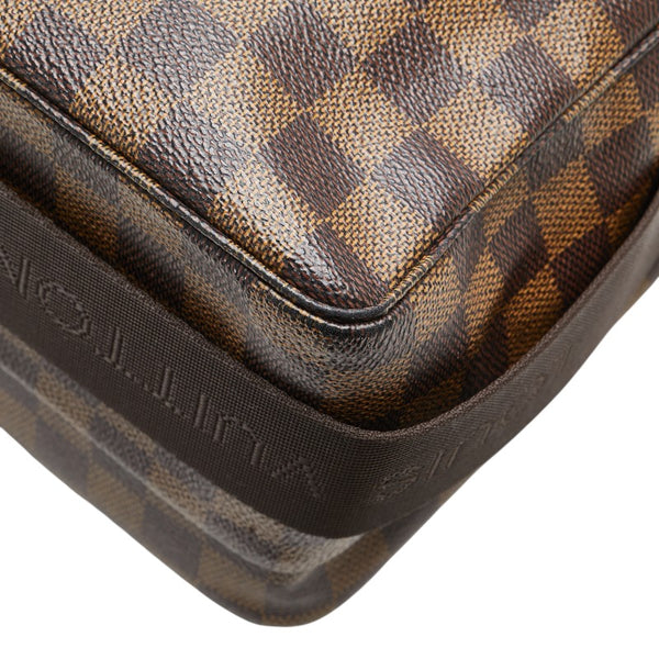 ルイ ヴィトン ダミエ ブロードウェイ ハンドバッグ ショルダーバッグ 2WAY N42270 ブラウン PVC レザー メンズ LOUIS VUITTON 【中古】