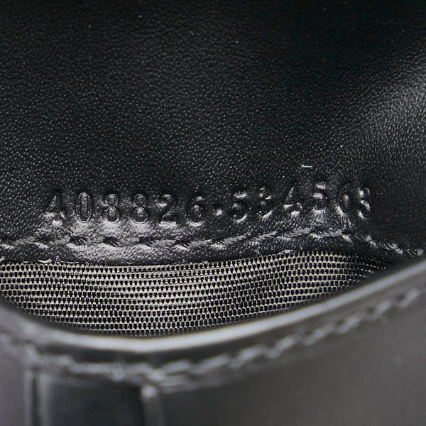 グッチ GGスプリーム ニューウェブ 長財布 408826 ブラック マルチカラー PVC キャンバス レディース GUCCI 【中古】