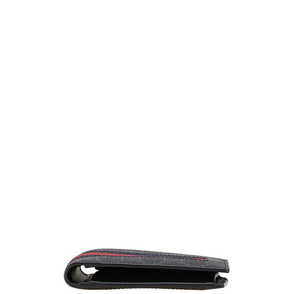 グッチ GGスプリーム ニューウェブ 長財布 408826 ブラック マルチカラー PVC キャンバス レディース GUCCI 【中古】