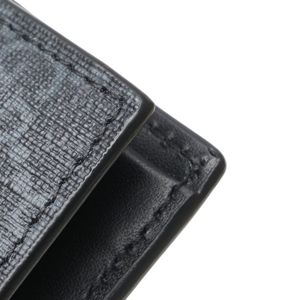 グッチ GGスプリーム ニューウェブ 長財布 408826 ブラック マルチカラー PVC キャンバス レディース GUCCI 【中古】