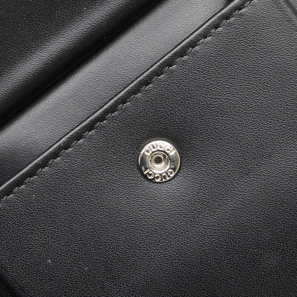 グッチ GGスプリーム ニューウェブ 長財布 408826 ブラック マルチカラー PVC キャンバス レディース GUCCI 【中古】