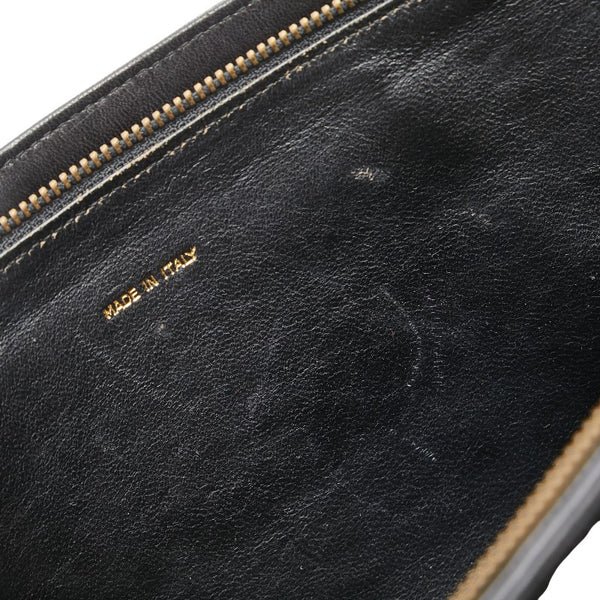 シャネル マトラッセ タッセル フリンジ チェーン ショルダーバッグ ブラック ラムスキン レディース CHANEL 【中古】