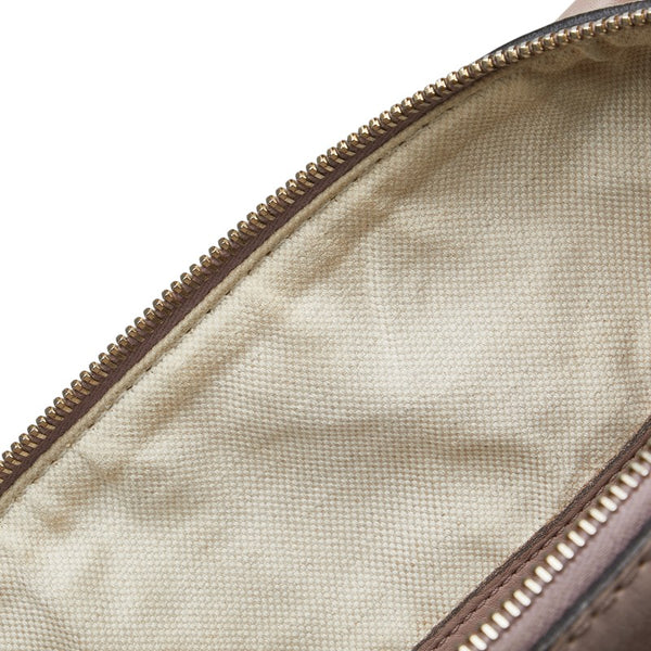 グッチ GGキャンバス シェリーライン ショルダーバッグ ハンドバッグ 2WAY 247205 ベージュ ピンク キャンバス レザー レディース GUCCI 【中古】