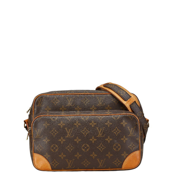 ルイ ヴィトン モノグラム ナイル 斜め掛け ショルダーバッグ M45244 ブラウン PVC レザー レディース LOUIS VUITTON 【中古】