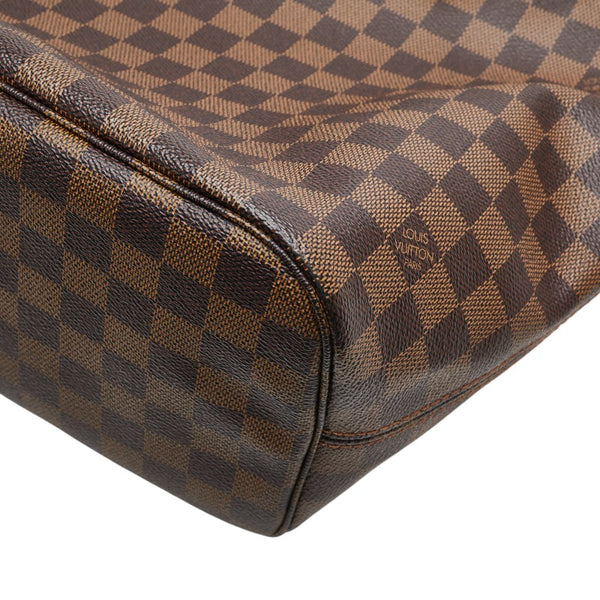 ルイ ヴィトン ダミエ ネヴァーフルMM トートバッグ ショルダーバッグ N51105 ブラウン PVC レザー レディース LOUIS VUITTON 【中古】