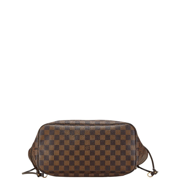 ルイ ヴィトン ダミエ ネヴァーフルMM トートバッグ ショルダーバッグ N51105 ブラウン PVC レザー レディース LOUIS VUITTON 【中古】
