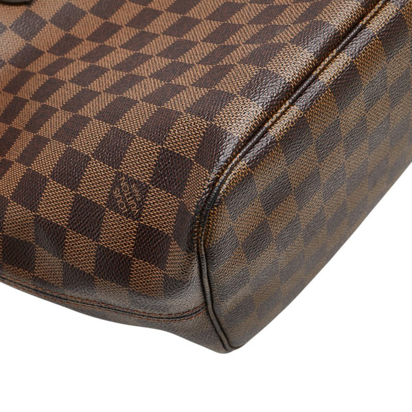 ルイ ヴィトン ダミエ ネヴァーフルMM トートバッグ ショルダーバッグ N51105 ブラウン PVC レザー レディース LOUIS VUITTON 【中古】