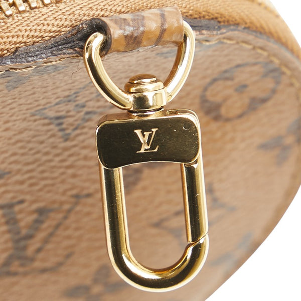 ルイ ヴィトン ショルダーストラップ ブラック ブラウン キャンバス レザー レディース LOUIS VUITTON 【中古】