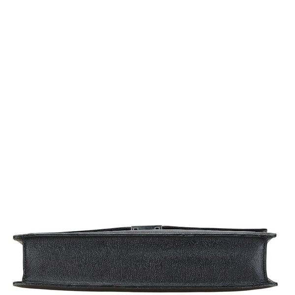 バーバリー ビジネスバッグ ブラック レザー メンズ BURBERRY 【中古】