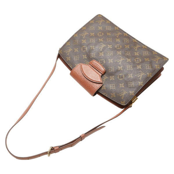 ルイ ヴィトン モノグラム クルセル 斜め掛け ショルダーバッグ M51375 ブラウン PVC レザー レディース LOUIS VUITTON 【中古】