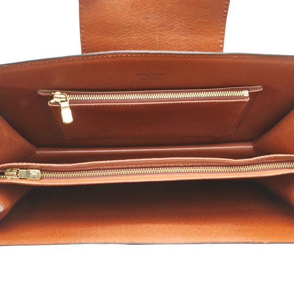 ルイ ヴィトン モノグラム クルセル 斜め掛け ショルダーバッグ M51375 ブラウン PVC レザー レディース LOUIS VUITTON 【中古】