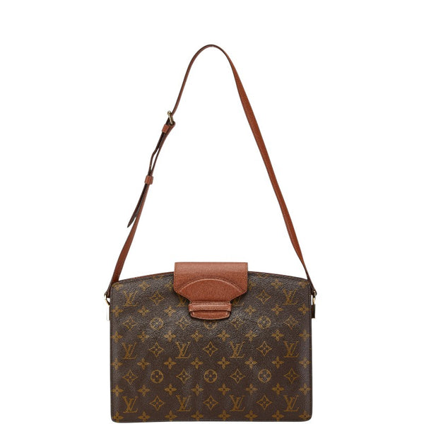 ルイ ヴィトン モノグラム クルセル 斜め掛け ショルダーバッグ M51375 ブラウン PVC レザー レディース LOUIS VUITTON 【中古】