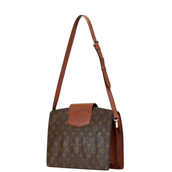 ルイ ヴィトン モノグラム クルセル 斜め掛け ショルダーバッグ M51375 ブラウン PVC レザー レディース LOUIS VUITTON 【中古】