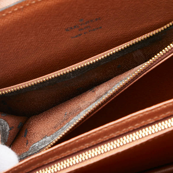 ルイ ヴィトン モノグラム クルセル 斜め掛け ショルダーバッグ M51375 ブラウン PVC レザー レディース LOUIS VUITTON 【中古】