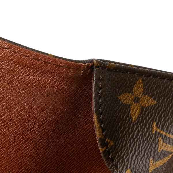 ルイ ヴィトン モノグラム カルトシエールGM 斜め掛け ショルダーバッグ M51252 ブラウン PVC レザー レディース LOUIS VUITTON 【中古】