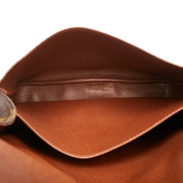 ルイ ヴィトン モノグラム カルトシエールGM 斜め掛け ショルダーバッグ M51252 ブラウン PVC レザー レディース LOUIS VUITTON 【中古】